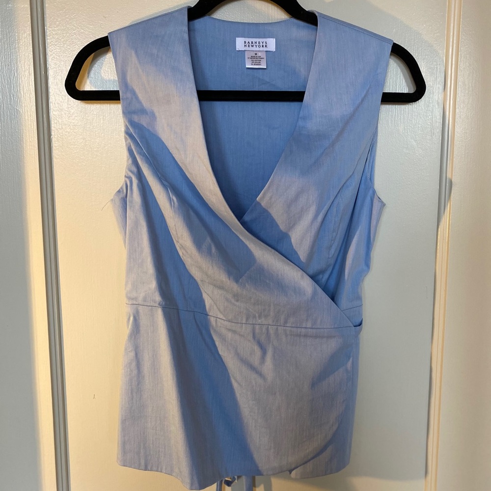 Beautiful Barney’s New York wrap top
